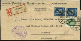 GREIFENHAGEN/ **b 1929 (25.11.) 1K-Steg Auf Dienst 15 U. 30 Pf. + Viol. HdN: PREUSS. KATASTERAMT.. +... - Other & Unclassified