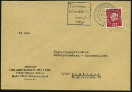 Berlin SW61 1960 (11.7.) Vordr.-Bf.: INSTITUT FÜR ANGEWANDTE GEODÄSIE/ AUSSENSTELLE BERLIN..(Westberlin) ... - Other & Unclassified