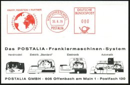 Frankfurt/ Main - Hamburg 1979 (30.8.) AFS: VORFÜHRSTEMPEL/POSTALIA/KNAPP, REINSTEIN + PARTNER/ HAMBURG/... - Other & Unclassified
