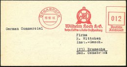 OSNABRÜCK/ WIKO/ Wilhelm Koch K.G./ Techn.Elektro-u.Radio-Großhandlung 1945 (16.10.) Aptierter AFS =... - Other & Unclassified