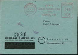LEIPZIG O 27/ R-F-T/ STERN-RADIO LEIPZIG/ VEB 1950 (24.1.) AFS Auf Geschwärztem Firmen-Bf.: OPTA RADIO =... - Other & Unclassified