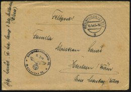 MÜLHAUSEN (ELS) 2/ A 1943 (10.5.) 2K + Viol. 1K-HdN: Fernsprechbetriebskomp. Els.(saß)/ 3 Zug/... - Other & Unclassified