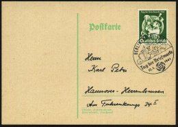 BERLIN-STEGLITZ 1/ Tag Der Briefmarke 1941 (12.1.) SSt = Wehrmachts-Funker (am Funkgerät) Auf EF 6 + 24. Pf.... - Other & Unclassified