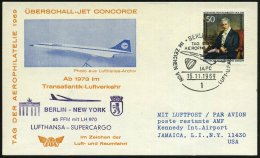 1 BERLIN 12/ TAG DER/ AEROPHILATELIE../ IAPC 1969 (15.11.) SSt = Concord (Silhouette) Motivähnl. Sonder-Kt.:... - Other & Unclassified