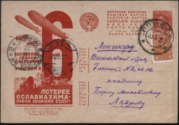 UdSSR 1935 (5.6.) 10 Kop BiP Arbeiter, Rot: Kolchosbauern..mit Der 6. "Osoawiashim"-Lotterie Stärken Wir Die... - Other & Unclassified