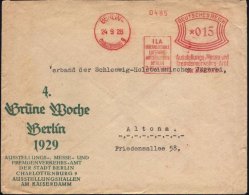 BERLIN-/ CHARLOTTENBG.9/ ILA/ INTERNAT/ LUFTFAHRT-/ AUSST./ ..7.-28.OKT. 1928 (24.9.) Sehr Seltener AFS Der Messe-... - Other & Unclassified