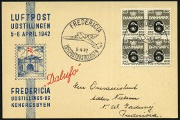 DÄNEMARK 1949 (3.4.) SSt: KÖBENHAVN/DALUFO/JUBIL.UDSTILLNING (Flugzeug) Klar Gest.... - Other & Unclassified