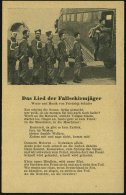 DEUTSCHES REICH 1940 (ca.) S/w.-Foto-Ak.: Das Lied Der Fallschirmjäger.. = Fallschirmjäger Steigen In Ju... - Other & Unclassified