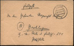 PEINE/ C 1944 (15.6.) 2K Auf Kleinem Feldpost-Bf. + Inhalt An: G. U.- Stelle Der  F A L L S C H I R M - A O K ... - Other & Unclassified