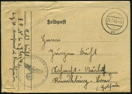 DT.BES.NIEDERLANDE 1943 (Juli/Nov.) 4x Stummer 2K "vv" = Tarnstempel (Amsterdam Oder Breda) + 4 Viol. 1K-HdN:... - Other & Unclassified