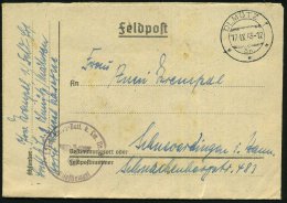 BÖHMEN & MÄHREN 1943 (17.9.) 2K: OLMÜTZ 1/3b/*** + Viol. 1K-HdN: 1./ Feldersatz-Batl. D.... - Other & Unclassified