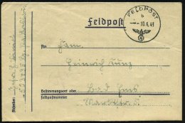 DEUTSCHES REICH 1943 (Apr./Nov.) 3x 1K: FELDPOST/b/--- + Je Hs. Abs.: "L 50343, Lg. Pa. Breslau" =... - Other & Unclassified