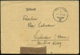 DEUTSCHES REICH 1942 (Mai/Dez.) 1K: FELDPOST/c/--- Bzw. 2x 1K: FELDPOST/b/--- + Hs. Fp.-Nr. L 49311 (Lgpa Posen) =... - Other & Unclassified