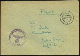 DEUTSCHES REICH 1942 (30.1.) Stummer 2K = Tarnstempel + Viol. 1K-HdN: .. Feldpostnr. L 31784 = Luftwaffen-Feld-Rgt.... - Other & Unclassified