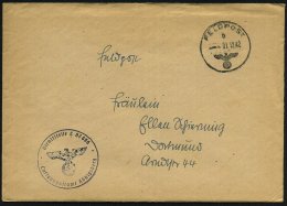 DEUTSCHES REICH 1942/44 2x 1K: FELDPOST/b/--- + 1x Viol. 1K-HdN: Dienststelle L 07686/ Luftgaupostamt... - Other & Unclassified