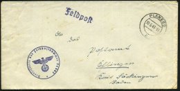 PLANEGG/ B 1941 (10.6.) 2K + Viol. 1K-HdN: Feldpostnr. 34683 = Res. Flak Abt. 354 , Feldpost-Bf. (kl.... - Other & Unclassified