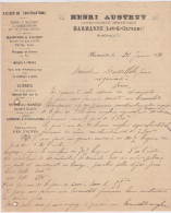 Marmande Lot Et Garonne, H. Austry Constructeur Mécanicien 1891 - 1800 – 1899