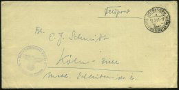 OSTBEVERN/ A/ über TELGTE (KR MÜNSTER WESTF) 1941 (19.2.) 2K = PSt. I + Viol. 1-HdN: Rekrutenkompanie... - Other & Unclassified