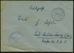 NORDHAUSEN 1/ L 1940 (14.11.) 2K + Viol. 1K-HdN: Fliegerhorstkommandantur Nordhausen/ Fliegerhorstkommandantur... - Other & Unclassified