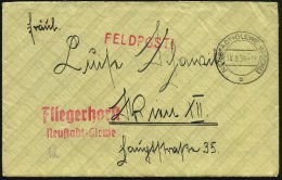 NEUSTADT-GLEWE (MECKL)/ A 1939 (18.9.) 2K + Roter 2L: Fliegerhorst/ Neustadt-Glewe , Klar Gest., Früher... - Other & Unclassified