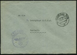 MANNHEIM-SANHOFEN 1941 (1.11.) 2K + Viol. 1K-Segment: Feldpost/ Fliegerhorstkommandantur Mannheim , Feldpost-Bf. N.... - Other & Unclassified