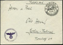GOSLAR/ Harz/ Reichsbauernstadt 1939 (18.9.) HWSt (Altstadt-Türme) + Viol. 1K-HdN: Fliegerhorstkommandantur... - Other & Unclassified