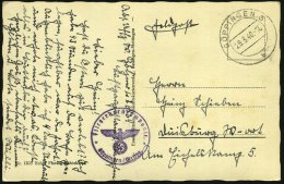 GÖPPINGEN/ B 1940 (29.3.) 2K + Viol. 1K-HdN.: Fliegerhorstkompanie/ Göppingen Wrttbg. + Hs. Abs.: Fp. Nr.... - Other & Unclassified