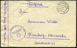 BURG (BZ MAGEDEBURG)/ Q 1940 (22.6.) 2K + Viol. 1K-HdN: Fliegerhorstkommandeur/Burg + Vs. Hs. Abs., Feldpost-Bf.... - Other & Unclassified