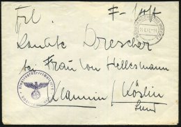 NEUBRANDENBURG (MECKL)/ L 1941 (14.8.) 2K + Schw.-blauer 1K-HdN: Flugzeugführerschule (C) 5/... - Other & Unclassified