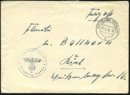 NEUBURG (DONAU)/ D 1940 (27.9.) 2K + Blauer 1K-HdN: Blindflugschule 2/ Neuburg-Donau + Rs. Hs. Abs., Feldpost-Bf. +... - Other & Unclassified