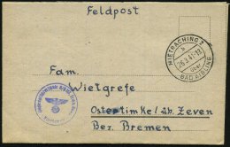 MIETRACHING 2/ B/ über/ BAD AIBLING 1941 (März/Apr.) 2x 2K = PSt. I + Kleiner Viol. 1K-HdN:... - Other & Unclassified