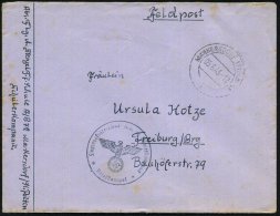 MARKERSDORF (PIELACH) 1943 (5.6.) 2K + Blauer 1K-HdN: Flugzeugführerschule A/B 72 Schülerkompanie + Vs.... - Other & Unclassified