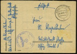 HALBERSTADT 1/ T 1942 (24.4.) 2K + Viol. 1K-HdN: Flugzeugführerschule A/B Werder/ Schülerkompanie + Hs.... - Other & Unclassified