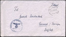 Groß Born-Linde 1942 (10.8.) Stummer 1K-Steg = Tarnstempel Truppenübungsplatz Groß Born + Bl.... - Other & Unclassified