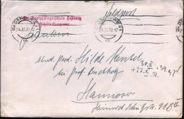 BADEN Bei WIEN 1/ 9 H 1939 (24.11.) Aptierter, österr. Bd.MaSt (4 Wellen) + Roter 2L: Gr. Kampffliegerschule... - Other & Unclassified