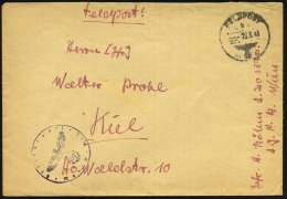 DT.BES.GRIECHENLAND 1943 (22.9.) 1K: FELDPOST/b/--- + Viol. 1K-HdN: Dienststelle/Marsch-Batl. + Hs. Abs.: "L 40... - Other & Unclassified