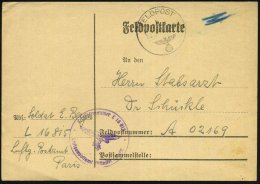 DT.BES.FRANKREICH 1940/42 1K: FELDPOST/b/--- 3x Und Viol. 1K.-HdN: Feldpost-Nr. L 16 815/ Luftgaupostamt... - Other & Unclassified