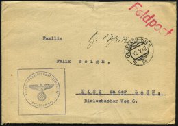 Wien-Seyring 1942 (12.V.) Weiterverwendeter österr Bahn-2K: GRUSBACH - WIEN/R/24 + Viol. Ra.:... - Other & Unclassified
