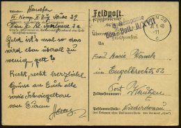 WIEN 28/ C/ Postscheckkonto/ Erspart/ Bargeld.. #bzw.# 3 WIEN 45/ 3b 1940/44 Seltener MWSt, Teils Sütterlin... - Other & Unclassified