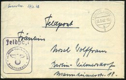 FRANKFURT (ODER)/ B/ 9 1942 (Febr./März) Je 2K + Viol. Ra.: Feldpost/Fl.(ieger)-Ausb.(ildungs)-Rgt.41 7.Komp.... - Other & Unclassified