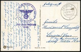 DETMOLD 2/ B #bzw.# DETMOLD 2/ A 1939/43 2K + Viol. 1K: 4. Fl.(ieger) Ausb.(ildungs) Rgt. 72 Detmold/ Frei Durch... - Other & Unclassified