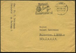 BIELEFELD 2/ Z/ Kampf/ Dem/ Kartoffelkäfer 1942 (24.8.) MWSt, Teils Sütterlin (Kartoffelkäfer) ,... - Other & Unclassified