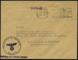 BEUTHEN (OBERSCHL)/ Ein/ Postscheckkonto/ Spart/ Wege U.Gebühren 1943 (9.12.) MWSt, Teils Sütterlin +... - Other & Unclassified