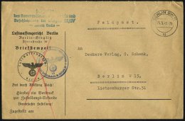 BERLIN SW 11/ Al 1942 (23.5.) 2K-MaSt. Ohne Werbefahne + 1K-HdN: Feldgericht Des Kommandierenden Generals/ Und... - Other & Unclassified