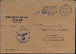 Berlin W 8 1942 (24.1.) Dienst-Bf.: Reichsluftfahrtministerium + Viol. 1K-HdN:... - Other & Unclassified