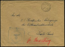 BERLIN-/ DAHLEM 1941 (26.9.) 1K-Steg + Viol. Ra.: Feldpost/ Luftgaukommando III/6 (NS-Adler) Feldpost-Bf. An... - Other & Unclassified