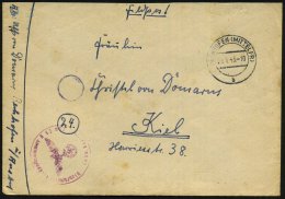 BECHHOFEN (MITTELFR)/ B 1945 (21.1.) 2K + Viol. 1K-HdN: Feldpostnr. L 52 862 / Lgpa. Berlin = Feldluftgau XXVI. ,... - Other & Unclassified