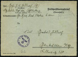 BAD VÖSLAU 1941 (25.2.) 2K (unten Undeutl.) + Miniatur-HdN: Fl.(ieger) Ausb.(ildungs) Regt. 62... - Other & Unclassified