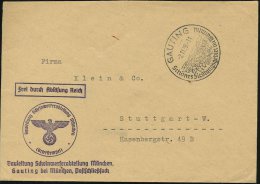 GAUTING/ ..Siedlungsgebiet Im Würmtal 1938 (2.11.) HWSt + HdN: FdAR/Bauleitung Scheinwerferabt. München +... - Other & Unclassified