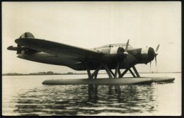 ITALIEN /  NIEDERLANDE 1939 (ca.) S/w.-Foto-Ak.: CRDA Cant Z 506 B "Airione" (Reiher) Mehrzweck-Seeflugzeug,... - Other & Unclassified